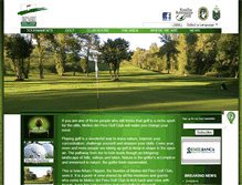 Tablet Screenshot of golfmolinodelpero.it